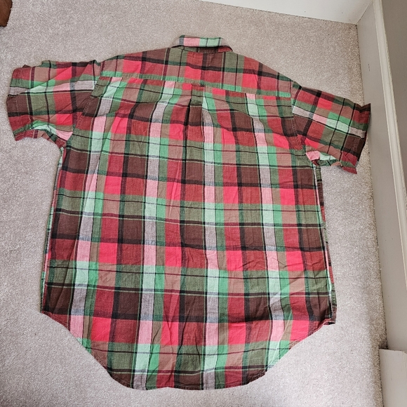 Vintage Duck Head Plaid Button Down Shirt XL 90s - Picture 4 of 7